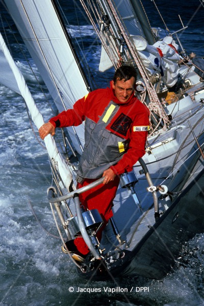 SAILING - VENDEE GLOBE CHALLENGE 1989-1990 - PHOTO : JACQUES VAPILLON / DPPI CACHAREL PEN DUICK III / SKIPPER : JEAN-FRANCOIS COSTE (FRA)