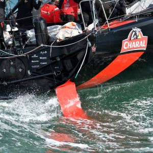 The damaged Charal's rudder