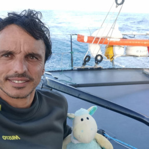 Didac Costa and his travelling partner