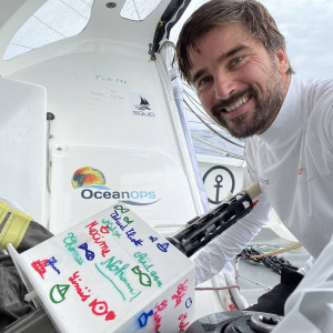 Boris Herrmann ready to drop his weather buoy