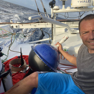 Romain Attanasio deployed his weather buoy