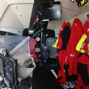 Storage onboard an IMOCA