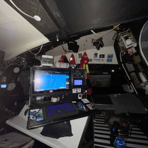 An IMOCA cockpit