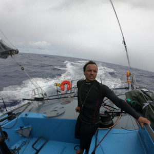Didac Costa continue sa descente de l'Atlantique (One Planet One Ocean)
