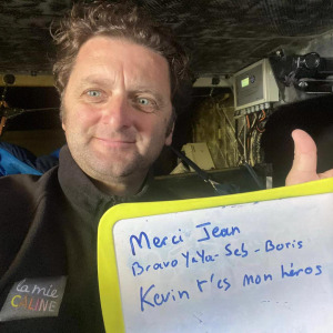 Message of support from Arnaud Boissieres to Kévin Escoffier and all those who participated in its rescue