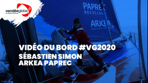 Vidéo du bord - Sébastien SIMON | ARKEA PAPREC - 02.12