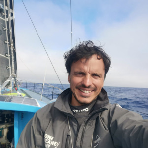 Didac Costa (One Planet One Ocean) in 19th place for the 28th race day.