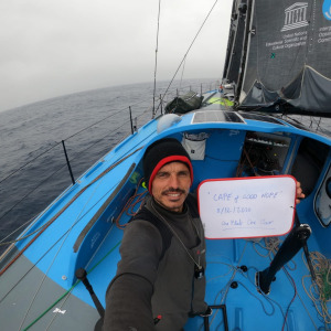 Didac passes the Cape of Good Hope in his turn