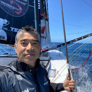 Kojiro could be the first Asian skipper to finish a Vendée Globe, but there are still a lot of milles to go ...