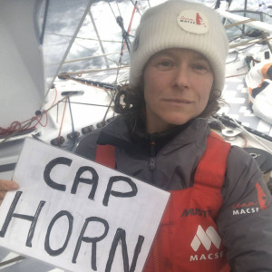 Isabelle is the first woman to pass Cape Horn in this 9th edition