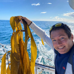 Kelp algae are everywhere around La Isla de Los Estados, so painful for keel and rudders