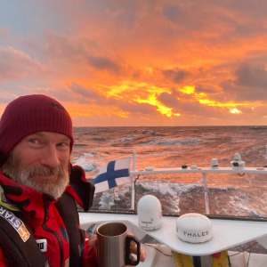 La nuit arrive au Cap Horn