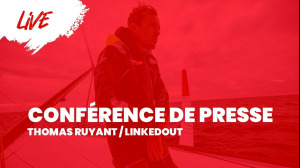 Conférence de presse arrivée Thomas Ruyant