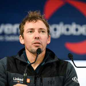 Thomas Ruyant during his press conference