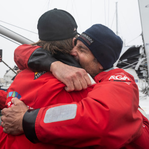 So many emotions between the first two international skippers to finish this Vendée Globe.