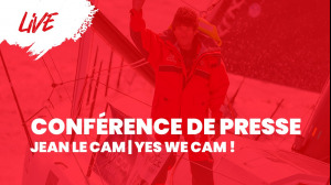 Conférence de presse arrivée Jean Le Cam