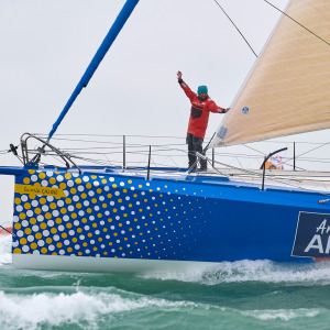 Arnaud Boissières becomes the first skipper to finish 4 Vendée Globe in a row