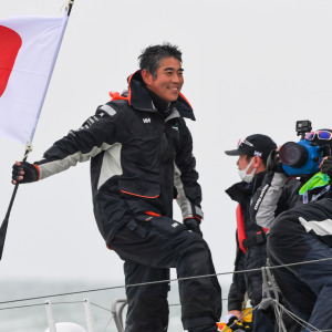 He makes history and becomes the first Asian to finish a Vendée Globe.