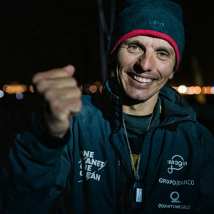 Didac so proud to have finished his 2nd Vendée Globe 