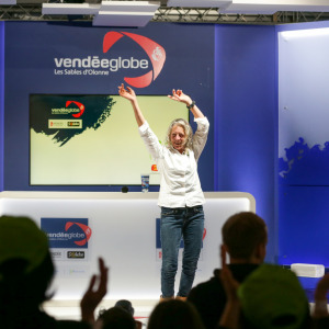 Miranda Merron, 3rd woman in this 9th edition of the Vendée Globe