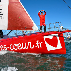 Sam Davies tellement fière d'avoir fini son tour du monde