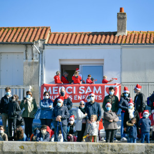 Les supporters venus en nombre pour accueillir Sam